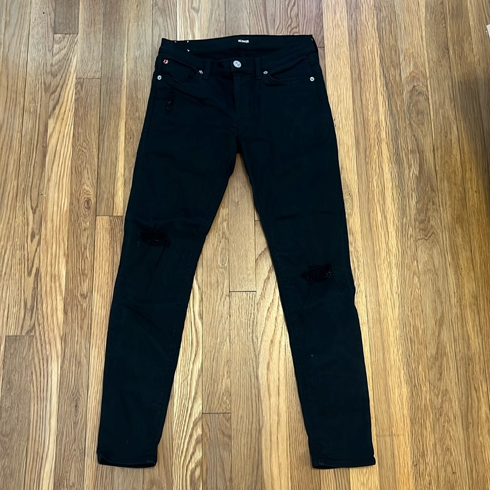 Hudson ankle Krista super skinny Jean size 27 black